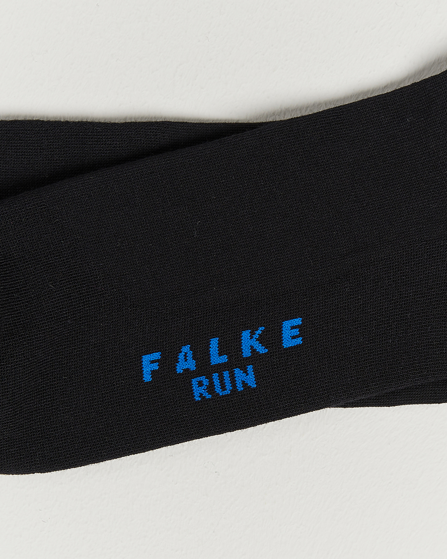 Uomini |  | Falke | Run Cushioned Sport Sock Black