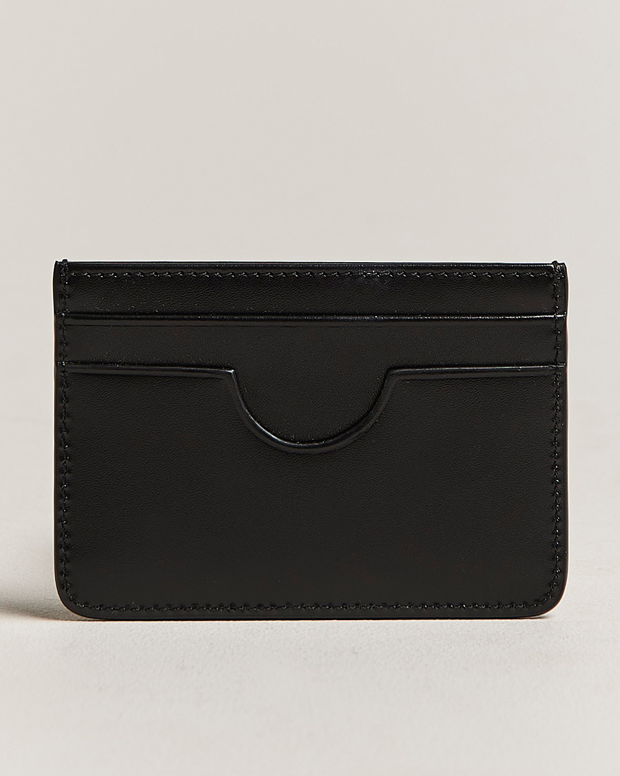 Uomini | AMI Leather Card Holder Black | AMI | Leather Card Holder Black