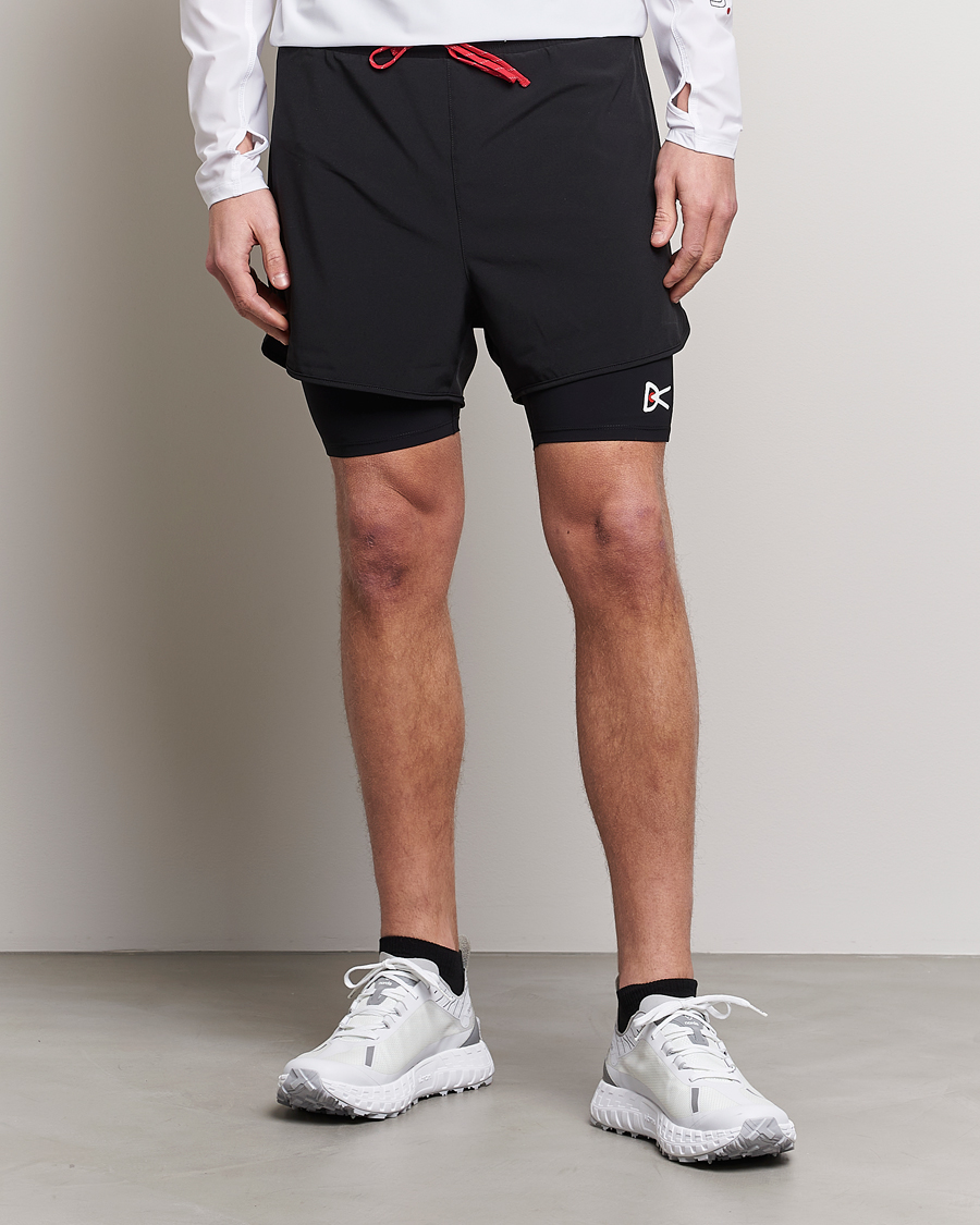 Uomini | Running | District Vision | Aaron Trail Shorts Black