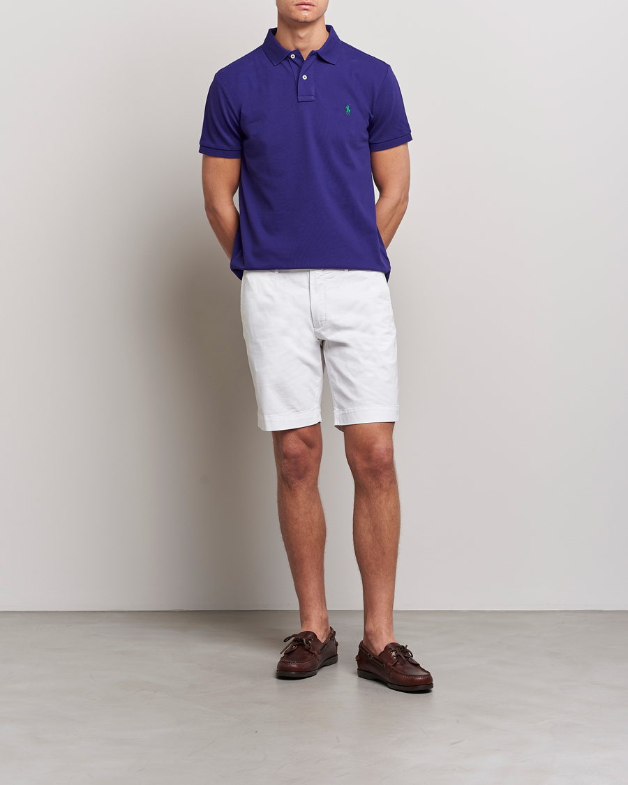 Uomini | Polo | Polo Ralph Lauren | Custom Slim Fit Polo Chalet Purple