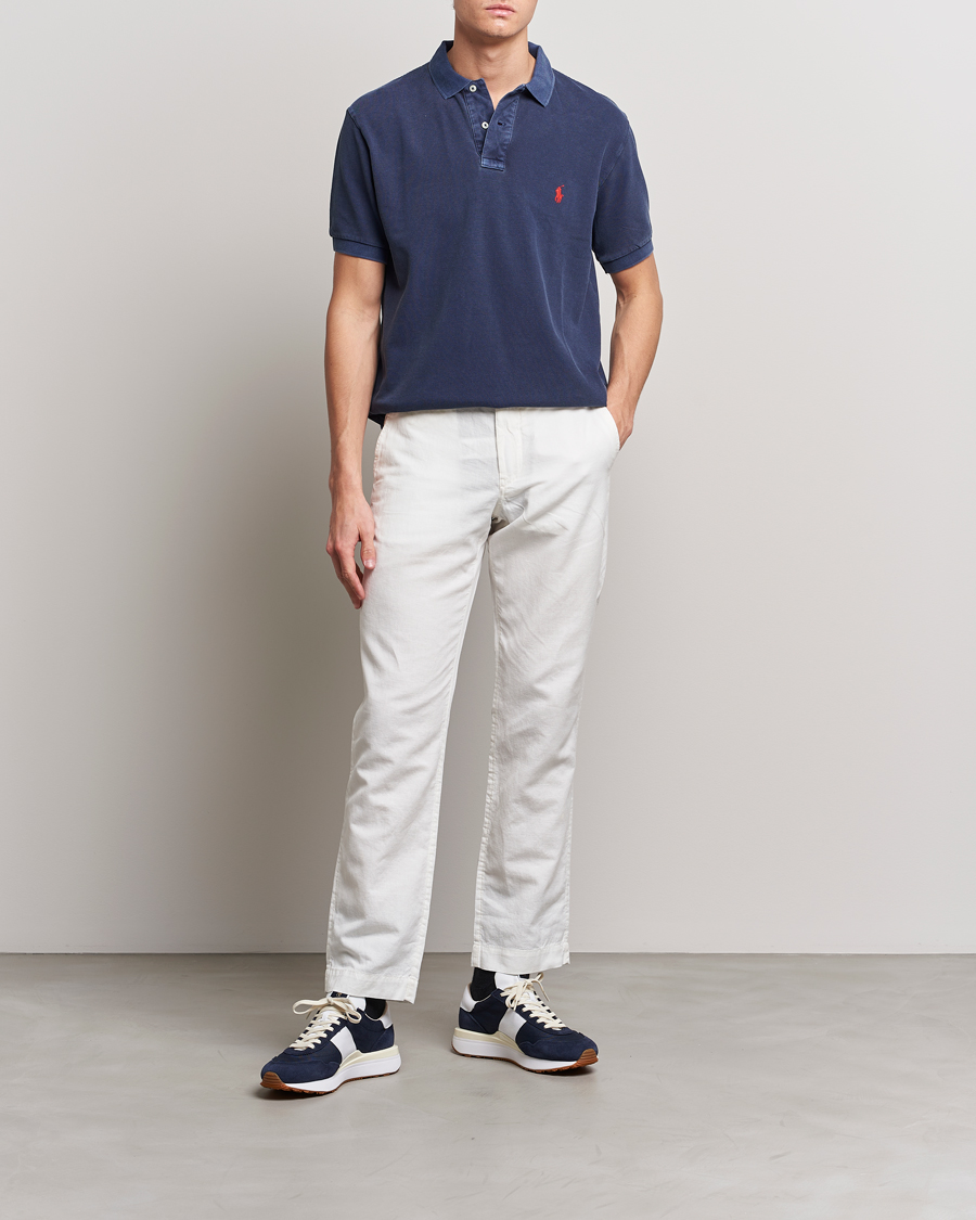 Uomini | Pantaloni | Polo Ralph Lauren | Bedford Cotton/Linen Straight Fit Pants White