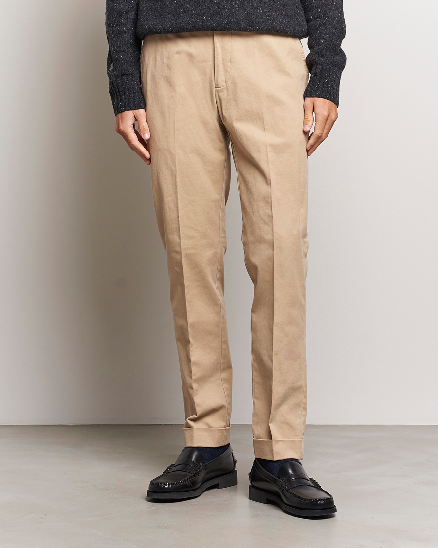 Uomini | Pantaloni da abito | Polo Ralph Lauren | Cotton Stretch Chinos Monument Tan