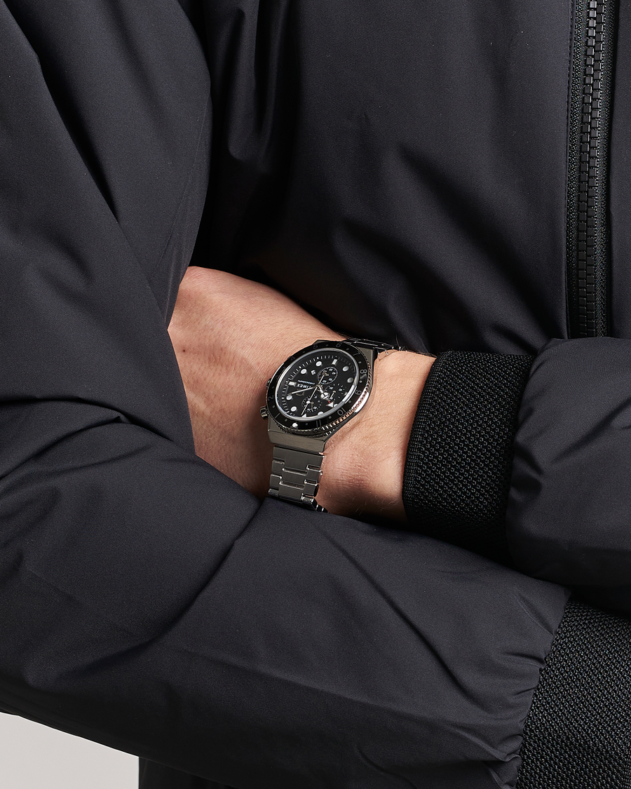 Uomini | Timex | Timex | Time Zone Chronograph 40mm Black Dial