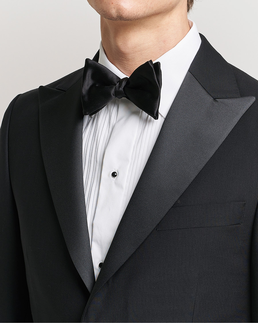 Uomini |  | Eton | Self-Tie Silk Bow Tie Black