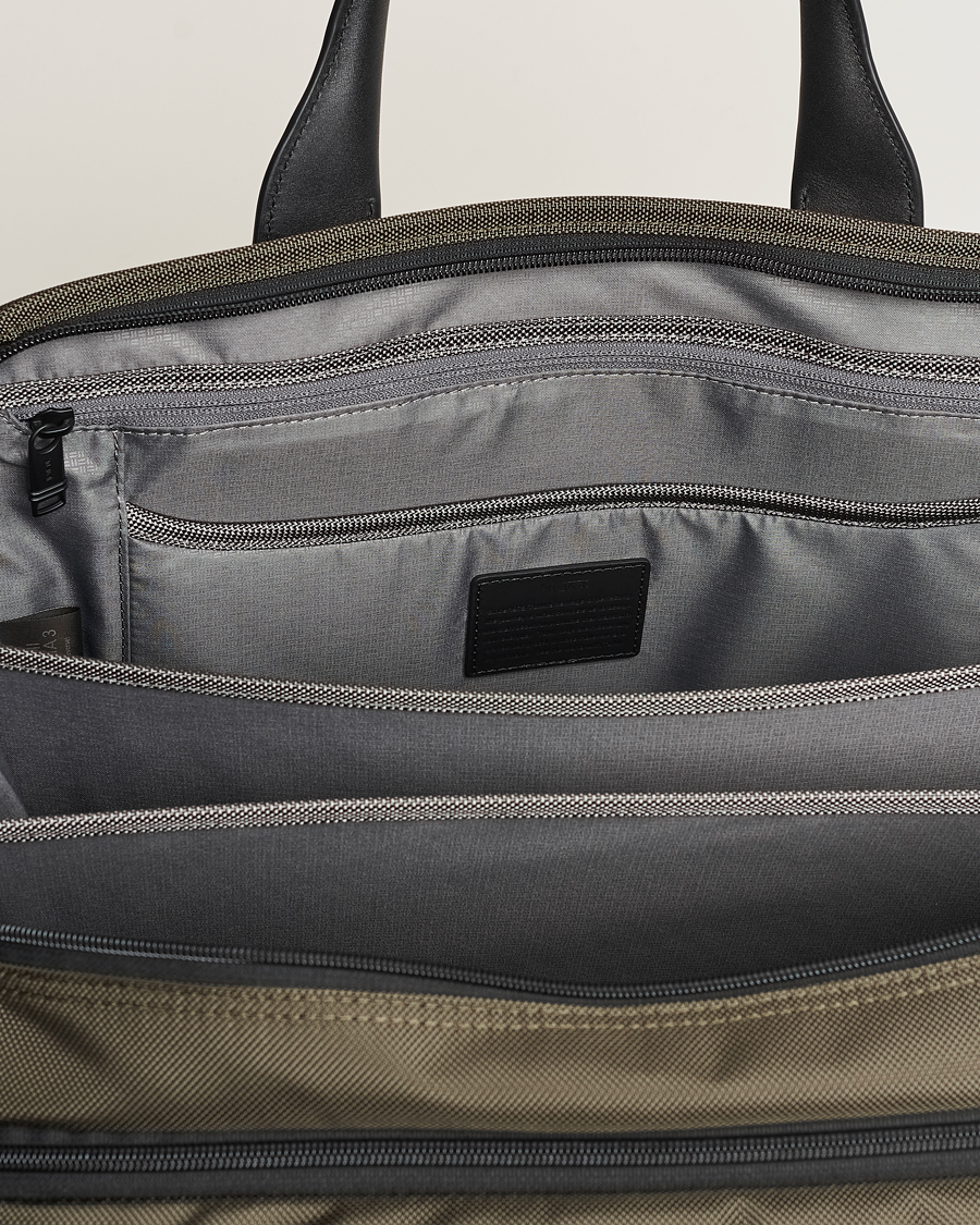 Uomini | TUMI Alpha 3 Expandable Organizer Laptop Brief Olive Night | TUMI | Alpha 3 Expandable Organizer Laptop Brief Olive Night