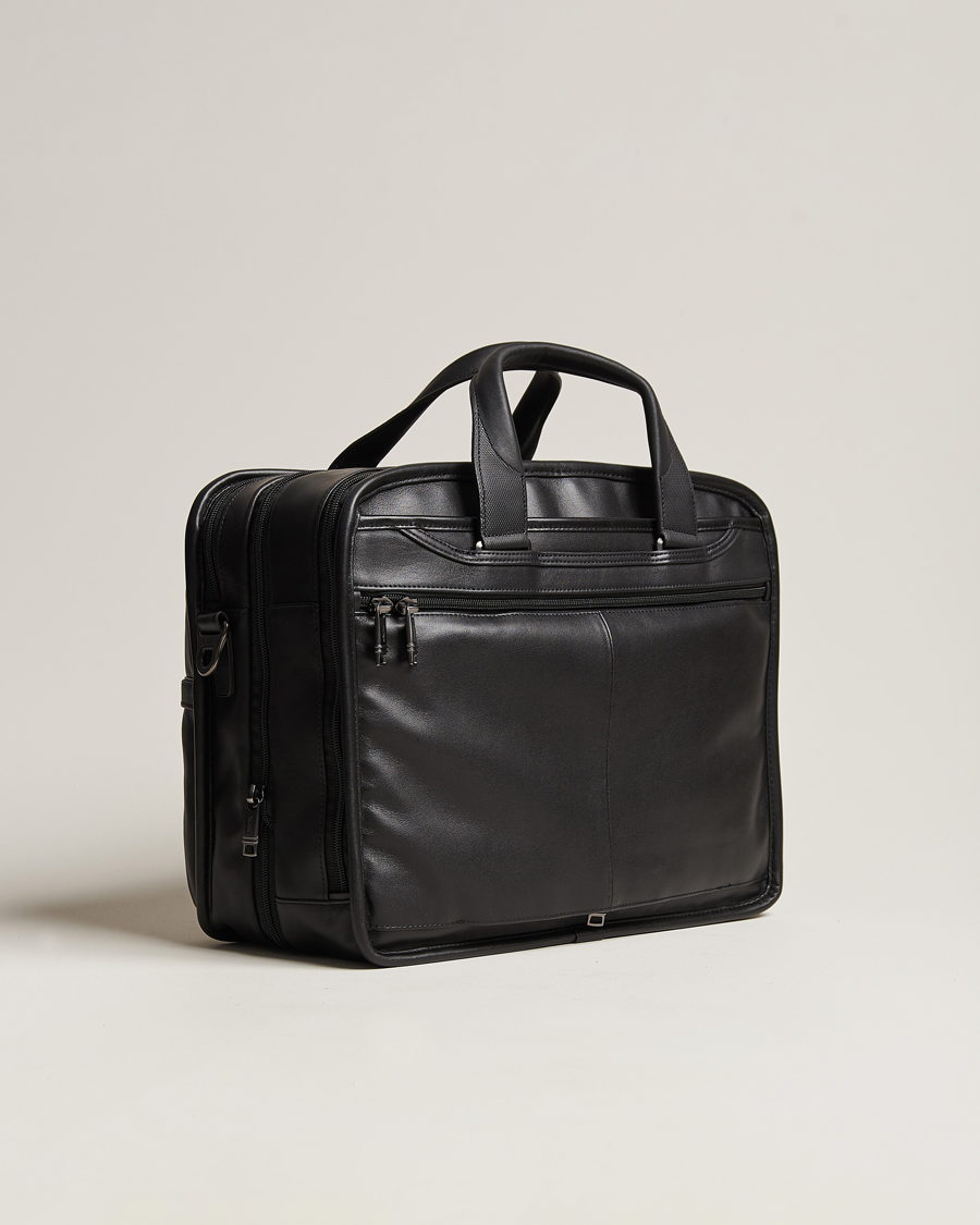 Uomini |  | TUMI | Alpha 3 Exp Organizer Laptop Leather Brief Black