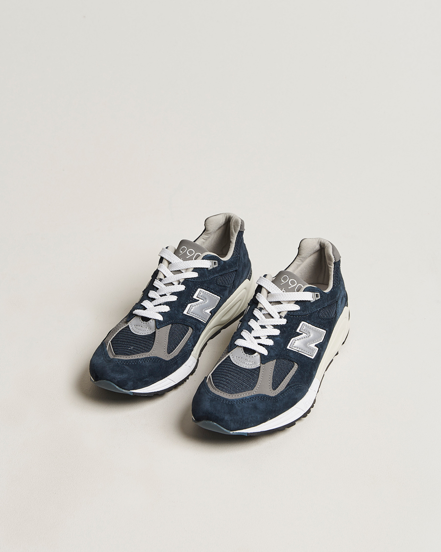 Uomini | New Balance Made In USA 990 Sneakers Navy | New Balance | Made In USA 990 Sneakers Navy