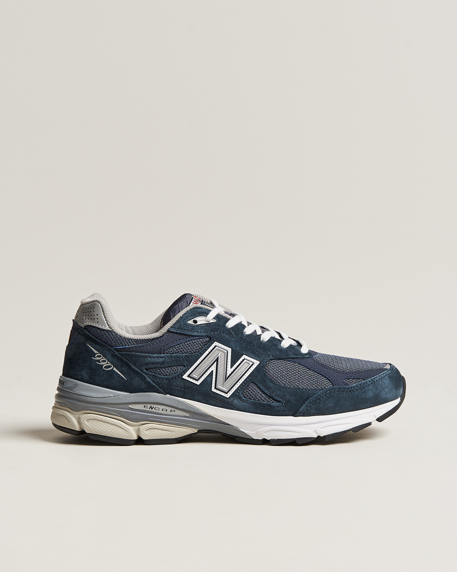 Uomini | New Balance Made In USA 990 Sneakers Navy | New Balance | Made In USA 990 Sneakers Navy