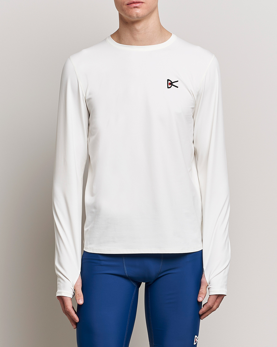 Uomini | Sport | District Vision | Deva-Tech Long Sleeve T-Shirt White