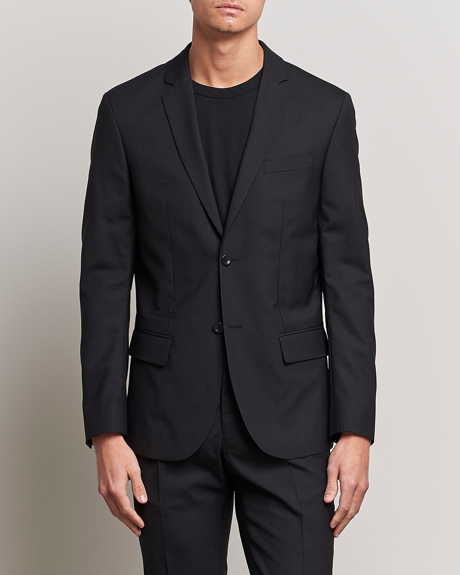 Uomini | Blazers | Filippa K | Rick Cool Wool Suit Jacket Black