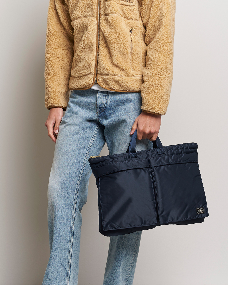 Uomini | Porter-Yoshida & Co. | Porter-Yoshida & Co. | Tanker Short Helmet Bag Iron Blue