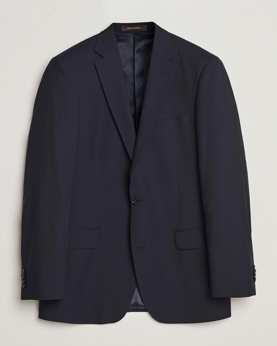Uomini | Blazers | Oscar Jacobson | Joel Wool Blazer Navy