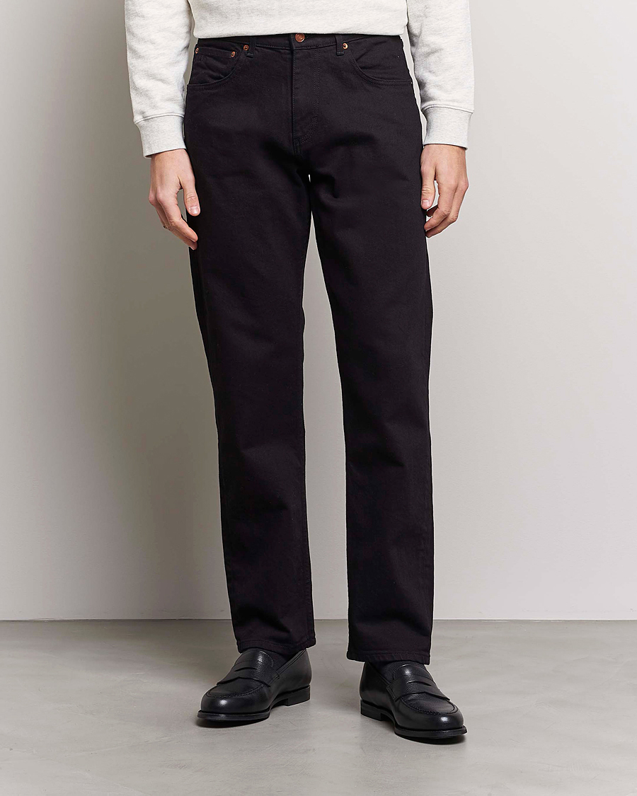 Uomini | Formal Wear | Oscar Jacobson | Johan Cotton Stretch Jeans Black