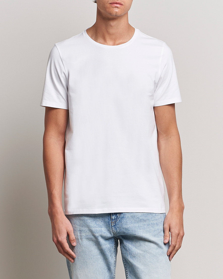 Uomini |  | Oscar Jacobson | Kyran Cotton T-shirt S-S White