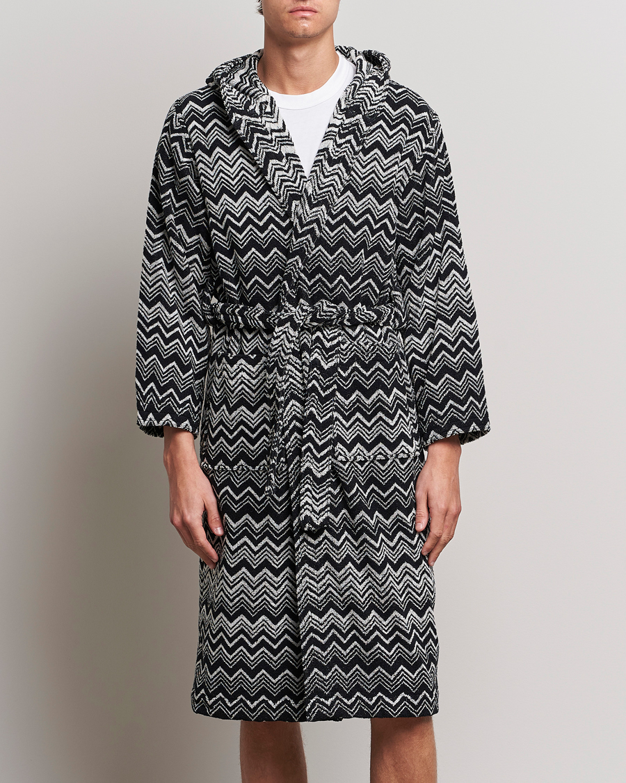 Uomini |  | Missoni Home | Keith Bathrobe Grey/Black