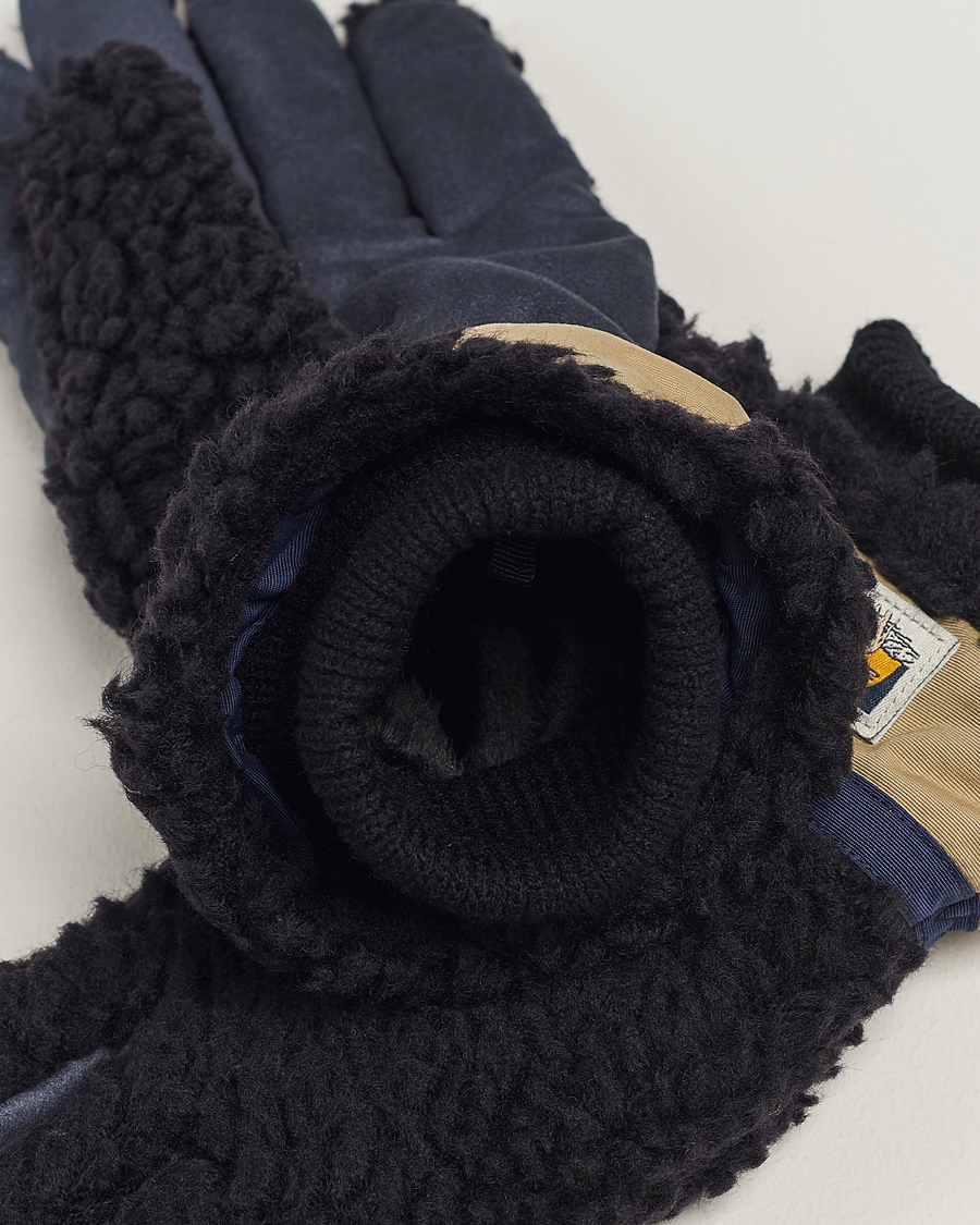 Uomini | Accessori | Elmer by Swany | Sota Wool Teddy Gloves Black