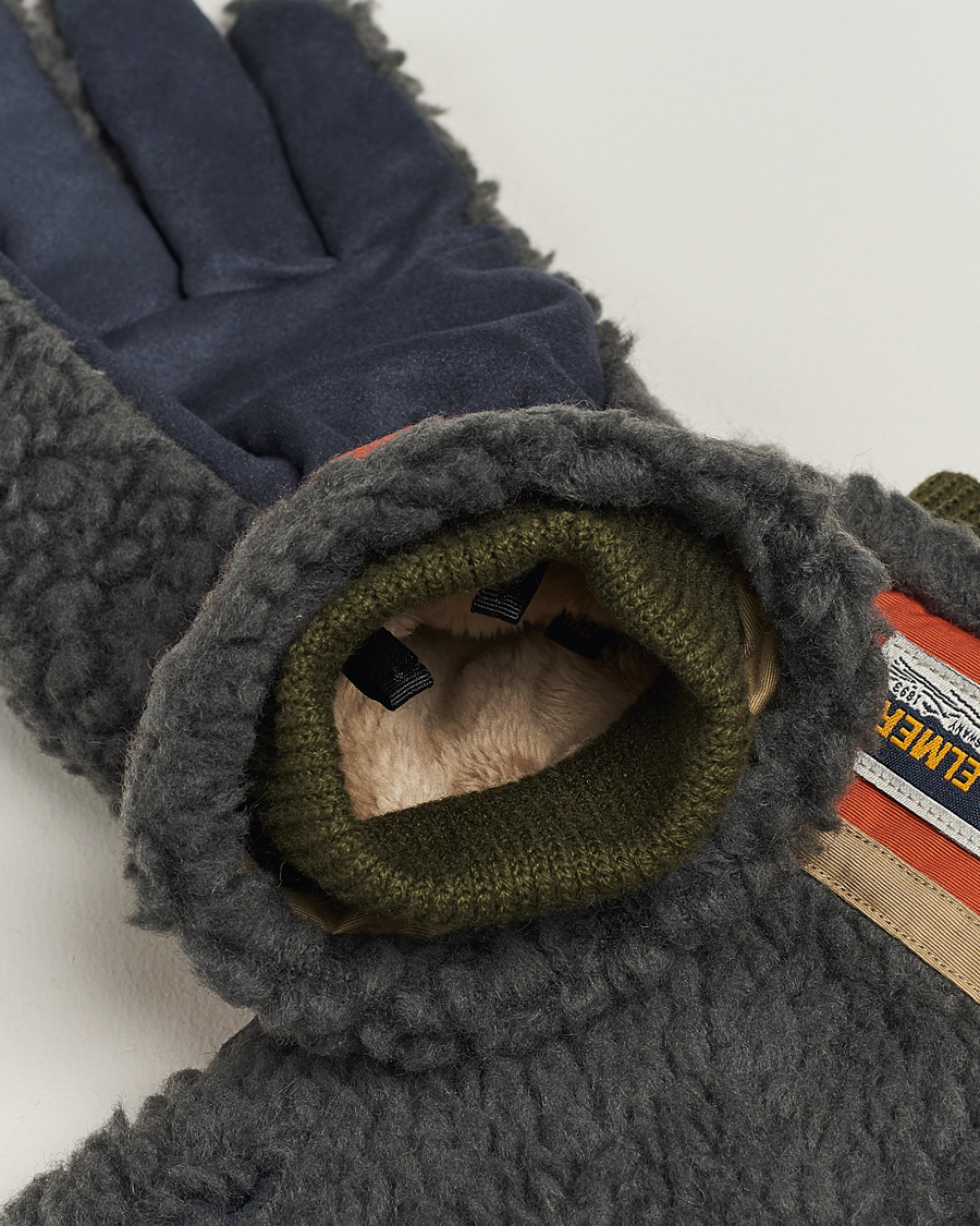 Uomini | Accessori | Elmer by Swany | Sota Wool Teddy Gloves Khaki