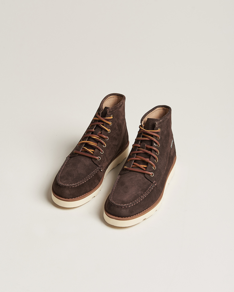 Uomini |  | Sebago | Tala Oiled Suede Mid Boot Dark Brown