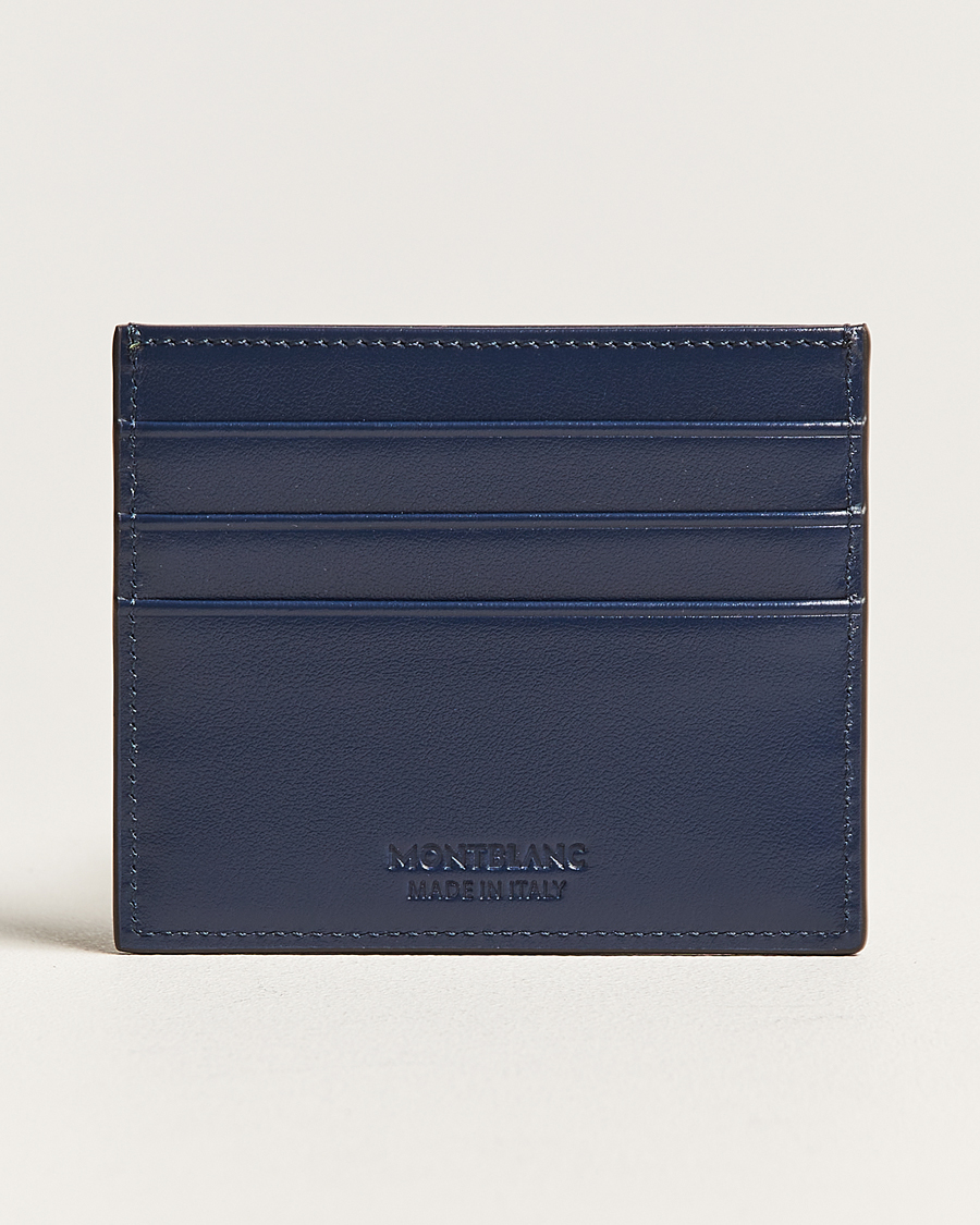 Uomini |  | Montblanc | Meisterstück Card Holder 6cc Ink Blue