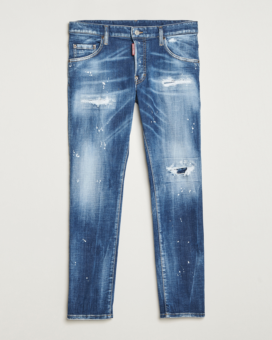 Uomini | Jeans | Dsquared2 | Skater Jeans Light Blue Wash
