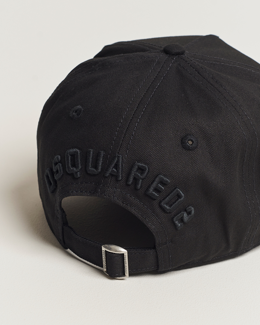 Uomini | Dsquared2 Icon Baseball Cap Black/Black | Dsquared2 | Icon Baseball Cap Black/Black