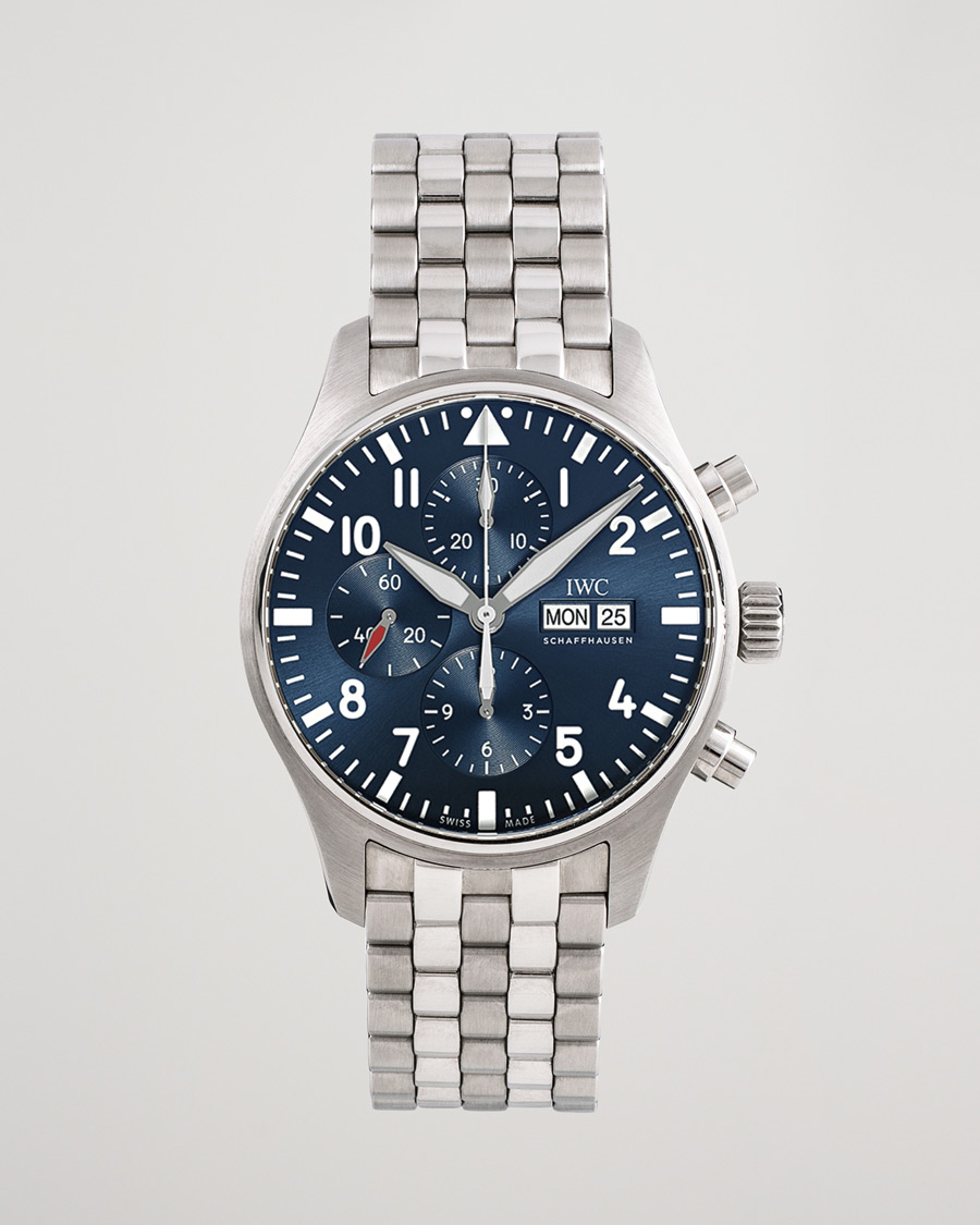 Uomini | IWC Pre-Owned Le petit Steel IW3777-17 Blue | IWC Pre-Owned | Le petit Steel IW3777-17 Blue
