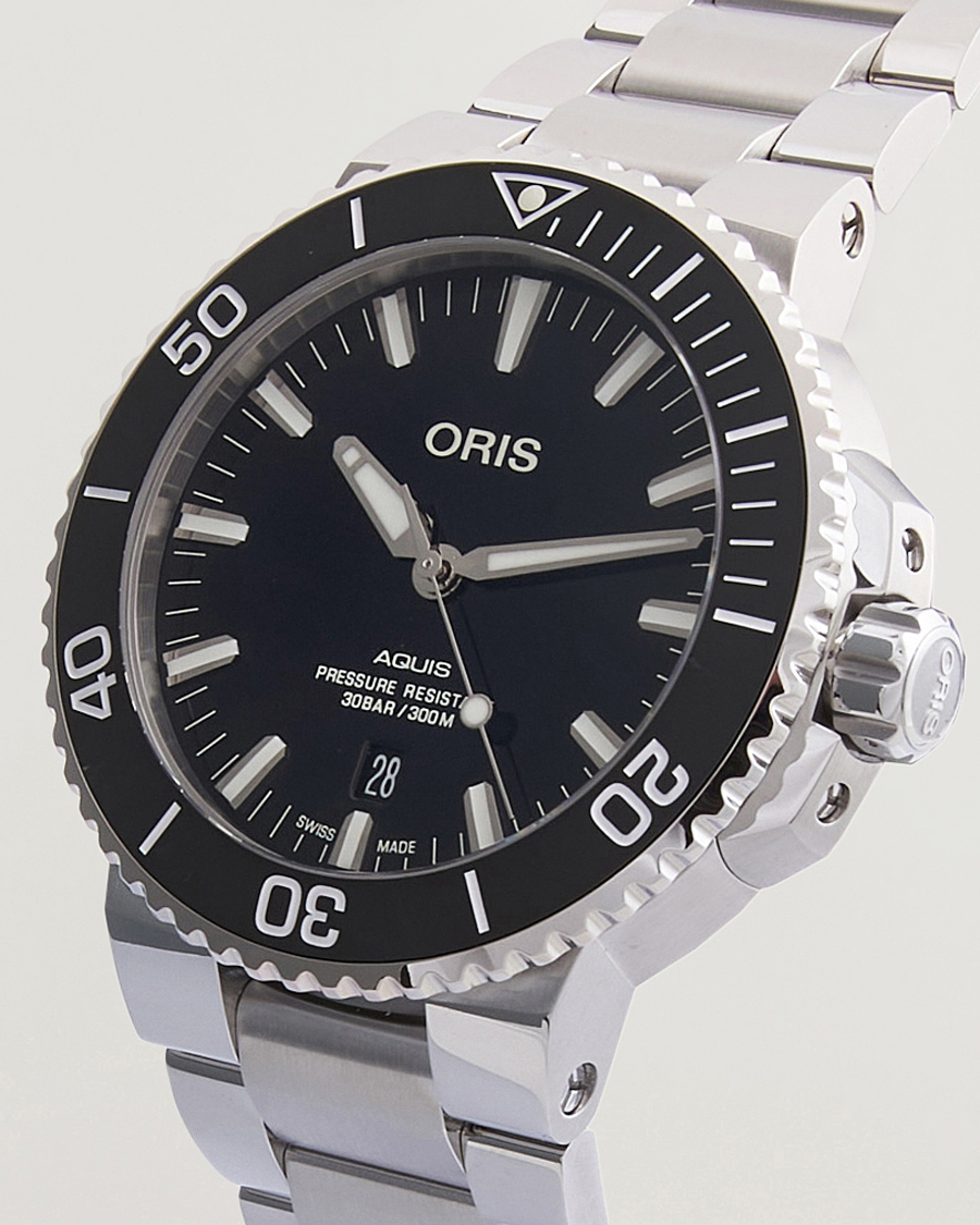 Uomini | Oris Aquis Date 43,5mm Polished Black | Oris | Aquis Date 43,5mm Polished Black