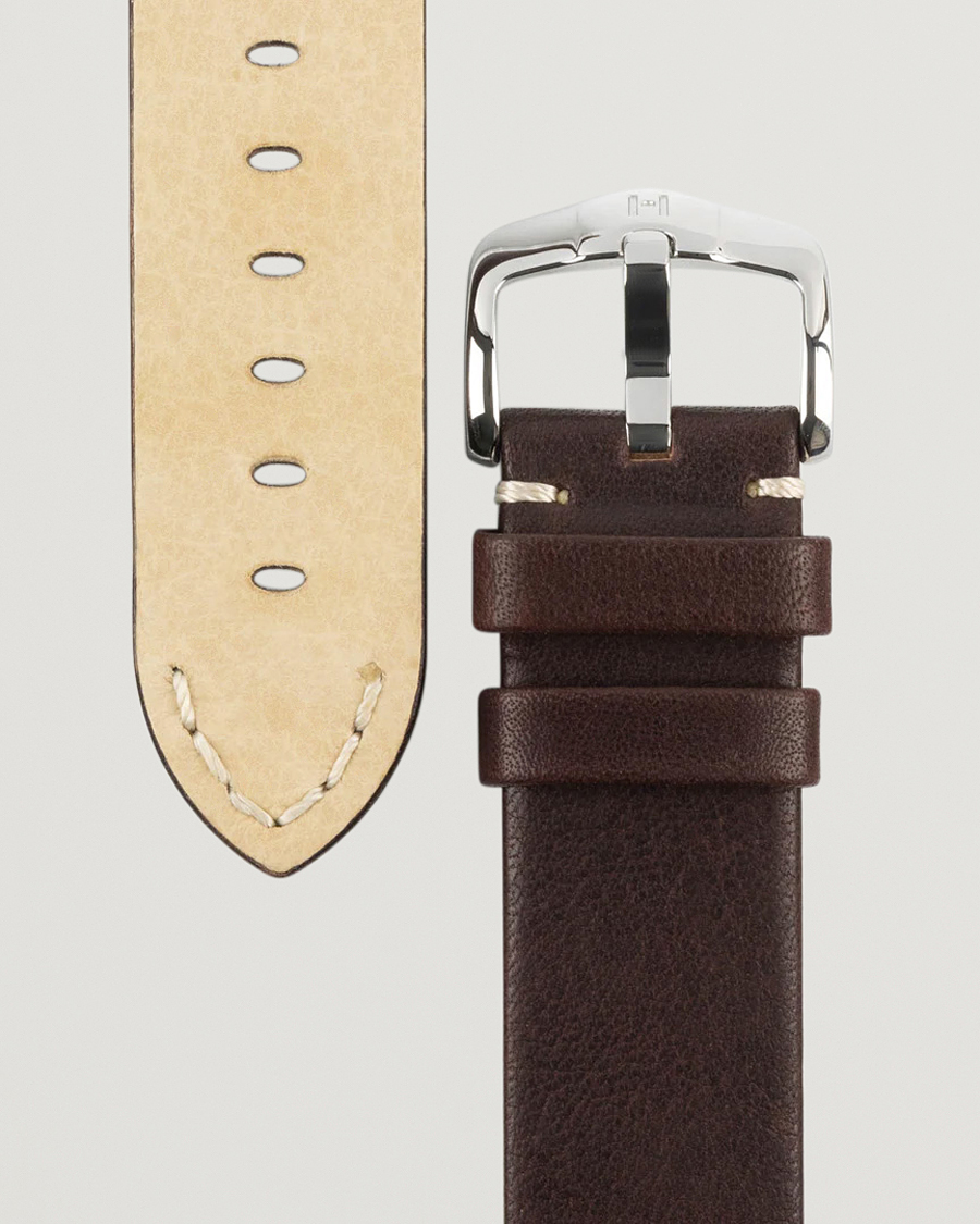 Uomini |  | HIRSCH | Ranger Retro Leather Watch Strap Brown