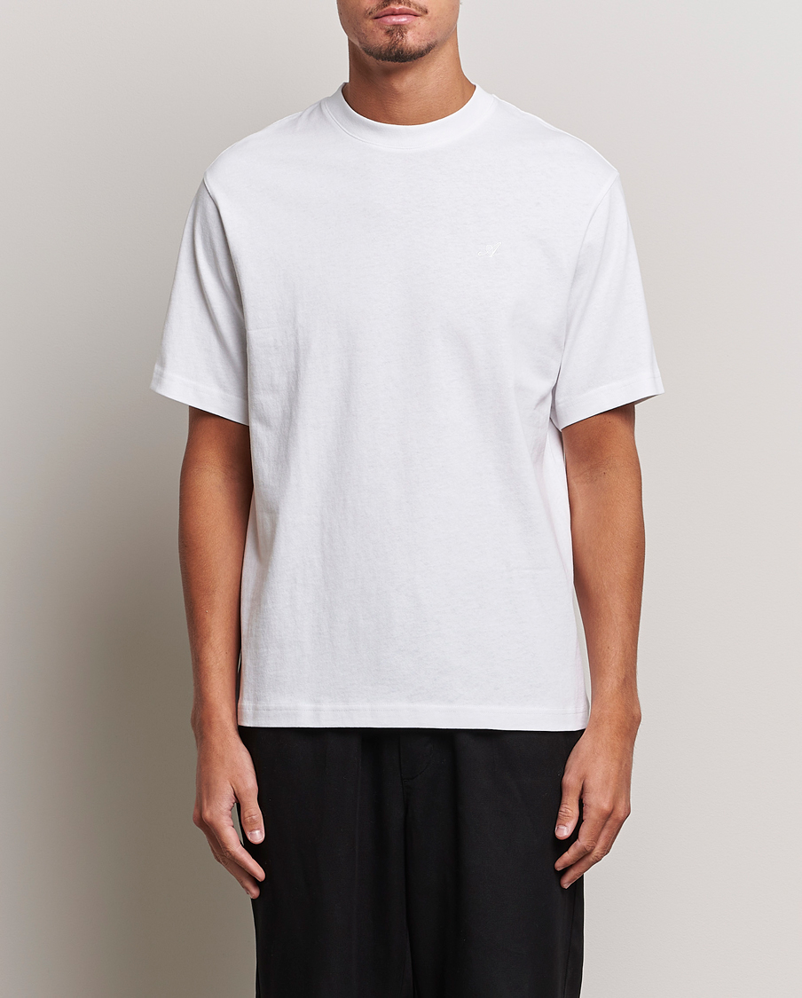 Uomini | Magliette bianche | Axel Arigato | Signature Crew Neck T-Shirt White