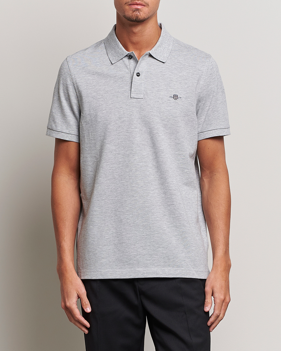 Uomini | Polo | GANT | The Original Polo Grey Melange