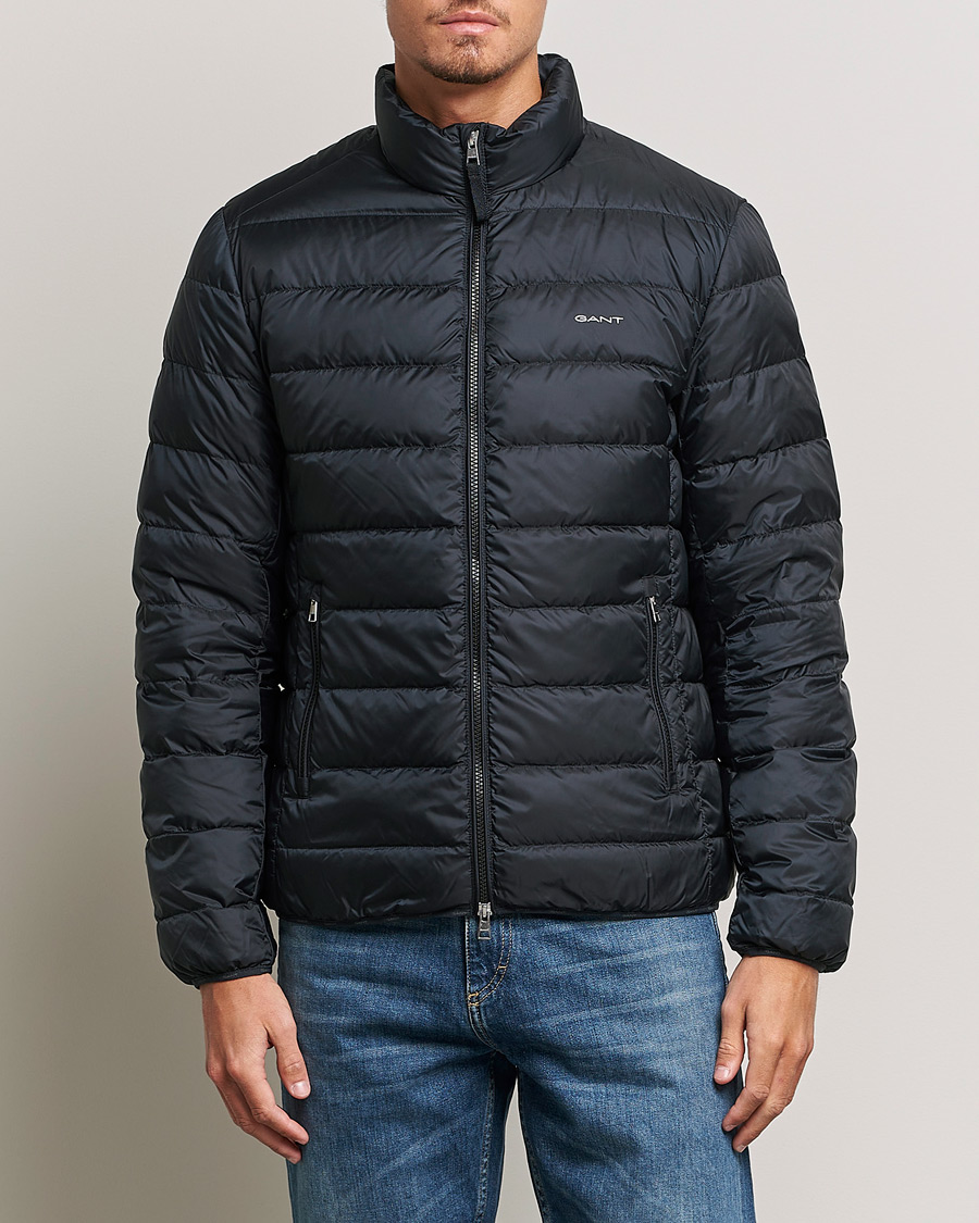 Uomini | Giacche in piumino leggero | GANT | The Light Down Jacket Black