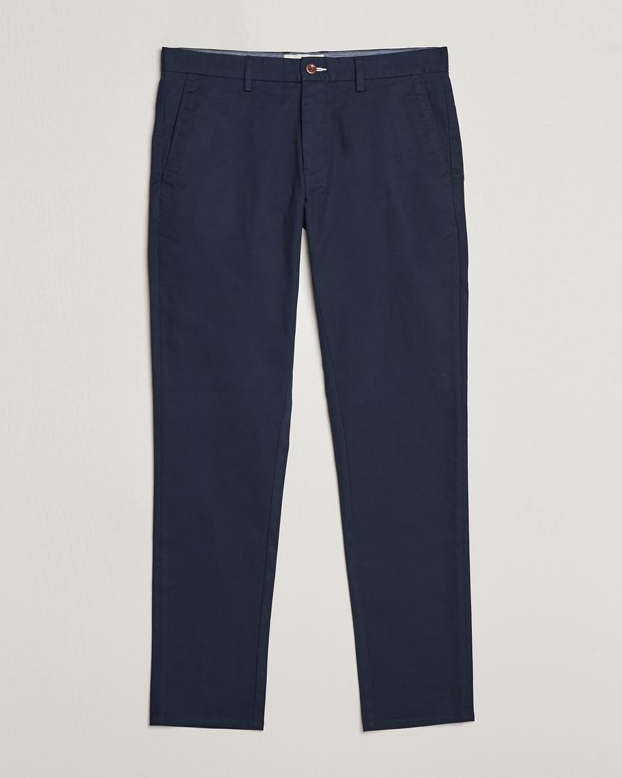 Uomini | Pantaloni | GANT | Slim Fit Tech Prep Chino Marine