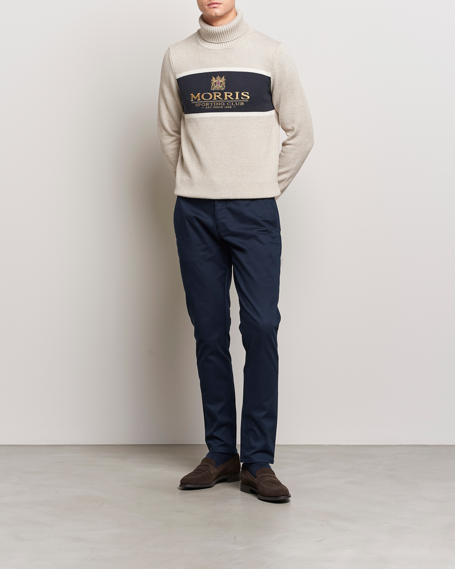 Uomini | Pantaloni | GANT | Slim Fit Tech Prep Chino Marine
