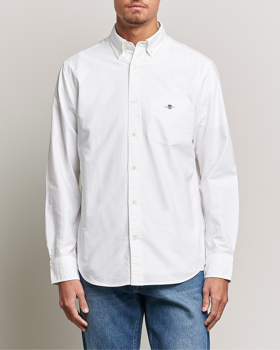 Uomini |  | GANT | Regular Fit Oxford Shirt White