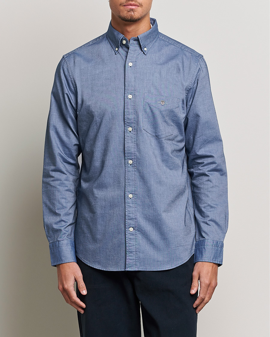 Uomini | Camicie oxford | GANT | Regular Fit Oxford Shirt Persian Blue