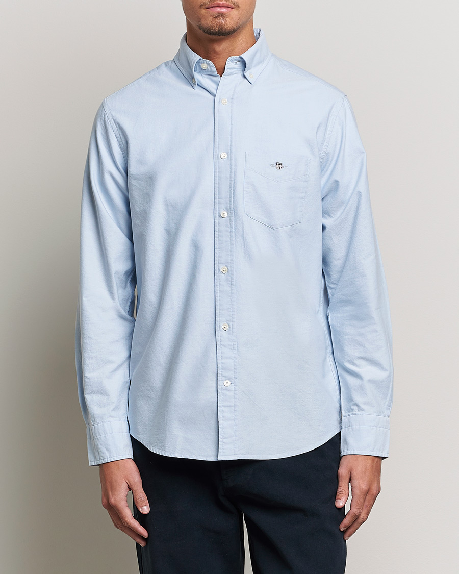 Uomini | Camicie oxford | GANT | Regular Fit Oxford Shirt Light Blue