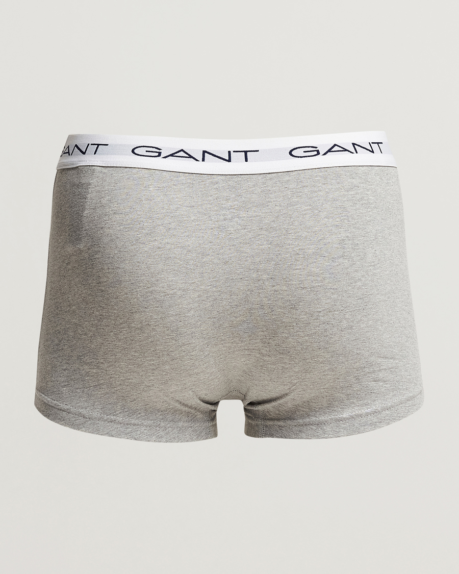 Uomini | Bauli | GANT | 3-Pack Trunk Boxer White/Black/Grey