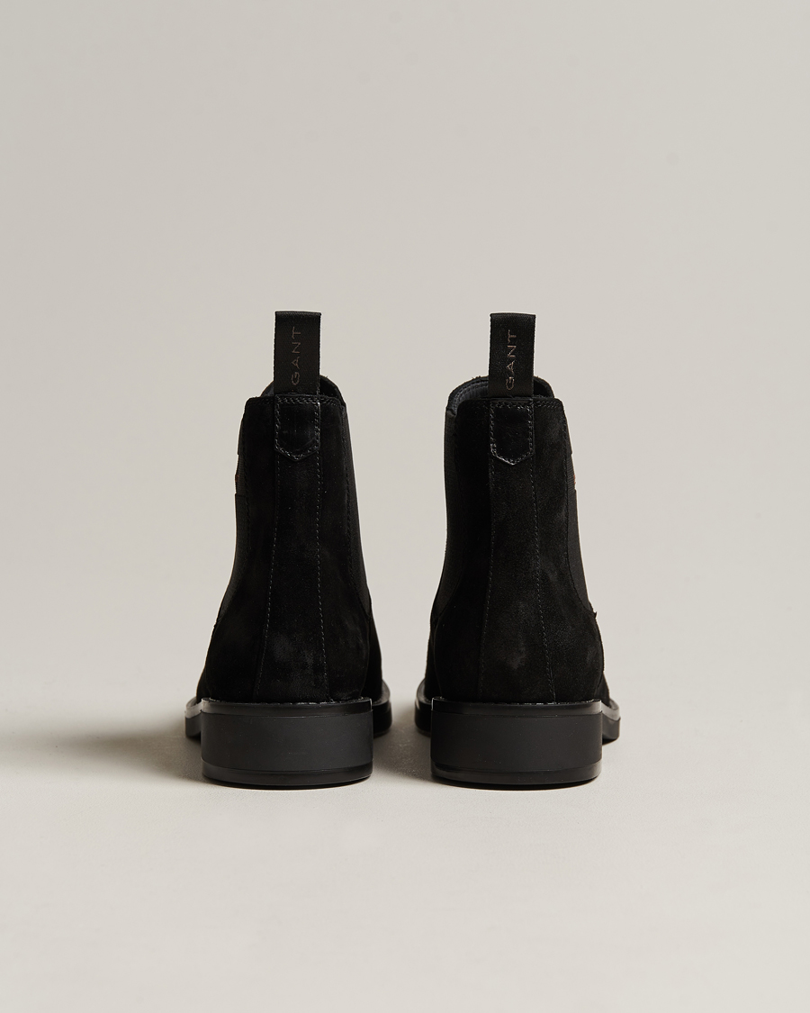 Uomini | GANT Prepdale Suede Chelsea Boot Black | GANT | Prepdale Suede Chelsea Boot Black