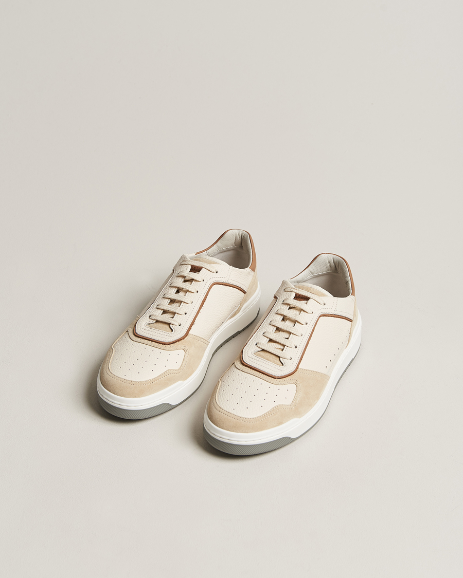Uomini | Brunello Cucinelli Basket Sneaker Off White | Brunello Cucinelli | Basket Sneaker Off White