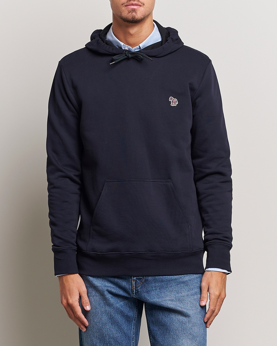 Uomini | PS Paul Smith | PS Paul Smith | Zebra Organic Cotton Hoodie Navy