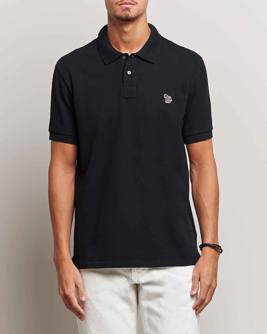 Uomini | PS Paul Smith | PS Paul Smith | Regular Fit Zebra Polo Black