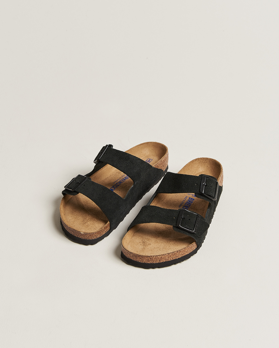 Uomini | BIRKENSTOCK | BIRKENSTOCK | Arizona Soft Footbed Black Suede