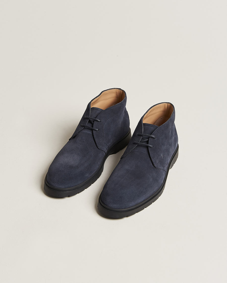 Uomini | Stivali da deserto | Tod\'s | Polacchino Chukka Boots Midnight Suede