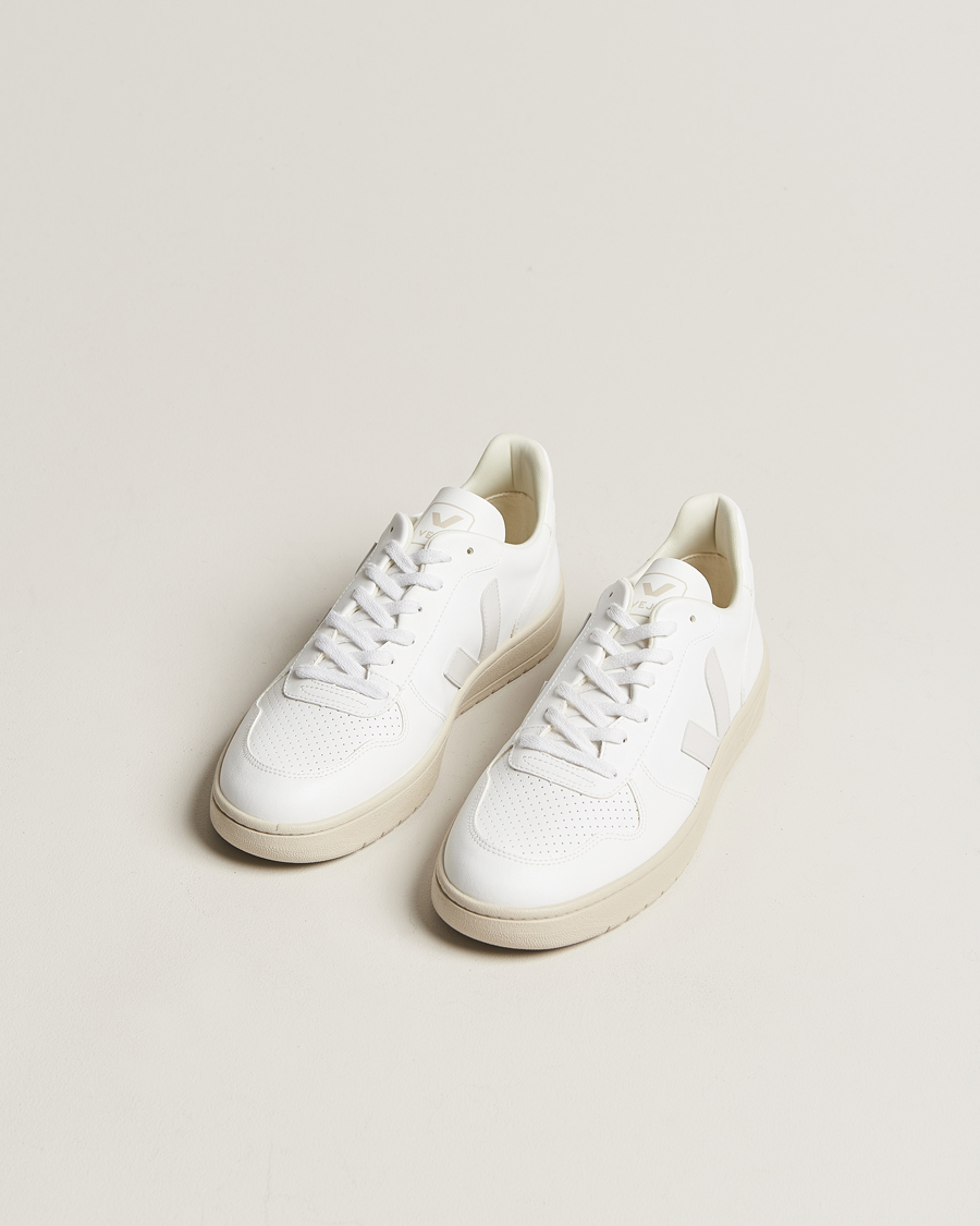 Uomini | Contemporary Creators | Veja | V-10 Vegan Leather Sneaker Full White