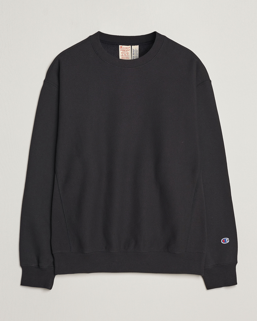 Uomini | Maglieria | Champion | Reverse Weave Soft Fleece Sweatshirt Black Beauty