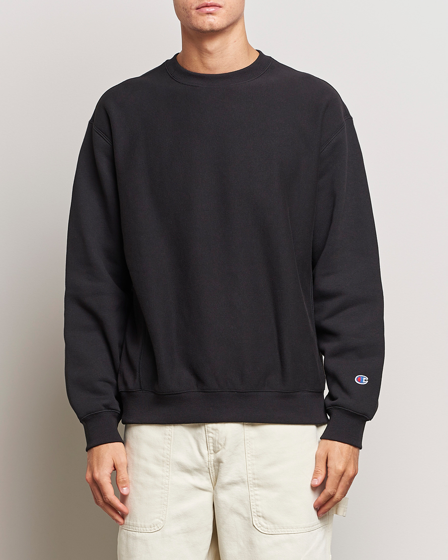 Uomini | Maglieria | Champion | Reverse Weave Soft Fleece Sweatshirt Black Beauty