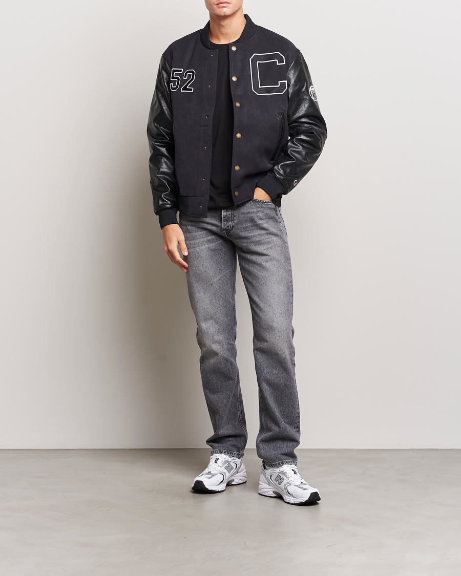 Uomini | Giacche | Champion | Archive Varsity Bomber Jacket Black Beauty