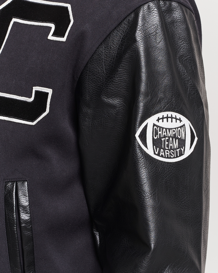 Uomini | Giacche | Champion | Archive Varsity Bomber Jacket Black Beauty