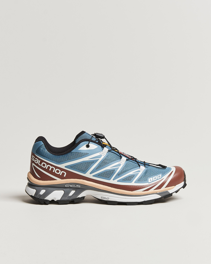 Uomini | Salomon XT-6 Sneakers Aegean Blue/Tortoise Shell | Salomon | XT-6 Sneakers Aegean Blue/Tortoise Shell