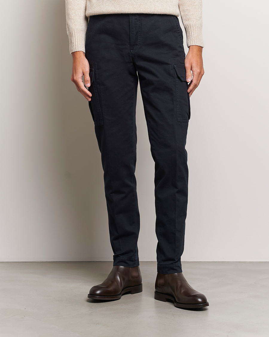 Uomini | Abbigliamento | Incotex | Slim Fit Cargo Pants Navy